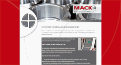 Desktop Screenshot of mack-metall.de