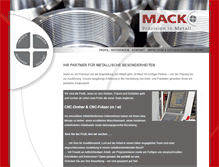 Tablet Screenshot of mack-metall.de